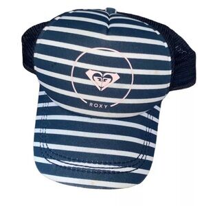 Roxy Surf Snowboard Snap Back Trucker Hat Cap Casual Women Ladies Adjustable